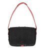 KIMMIE MIX CrossBody / Shoulder Bag in Black Red 4 1193896203 Black Leather w red straps