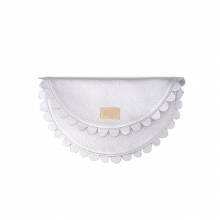 Silver Daisy clutch