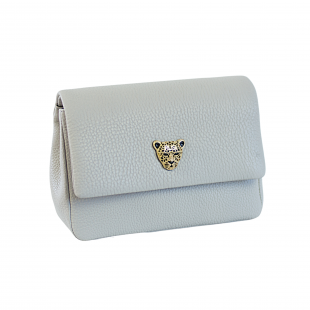 Baby Gemma bag in ice grey white